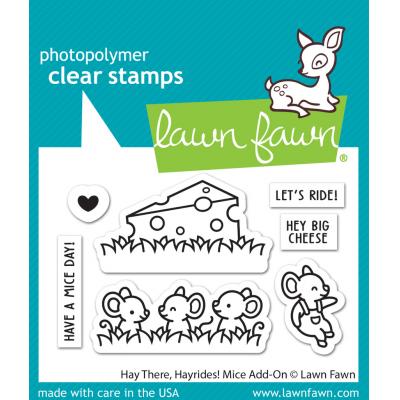 Lawn Fawn Stempel - Hay There, Hayrides! Mice Add-On