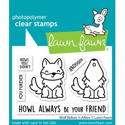 Lawn Fawn Stempel - Wolf Before 'n Afters
