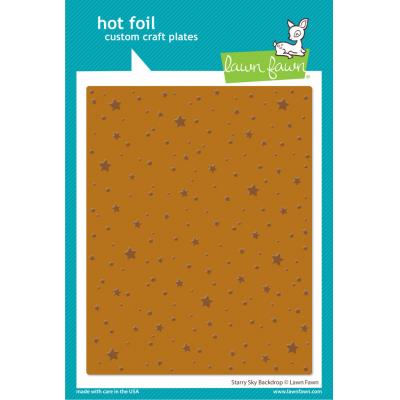 Lawn Fawn Hot Foil Plate - Starry Sky Background