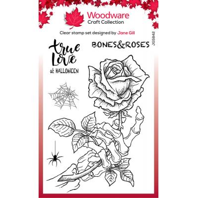 Woodware Stempel Bones & Rose