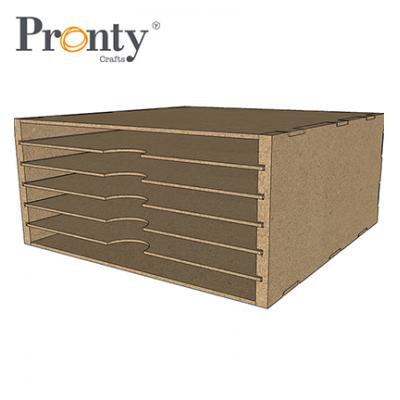 Pronty Storage Boxes MDF Big Box Paper Storage