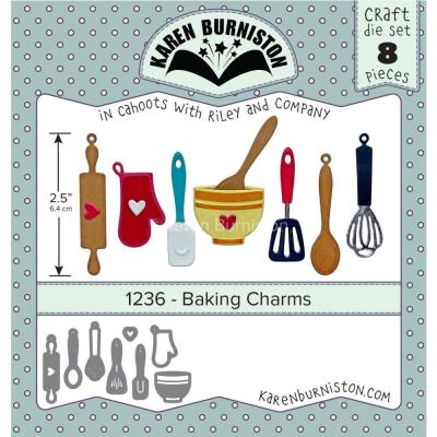 Karen Burniston Metal Dies - Baking Charms