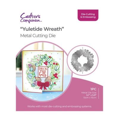 Gemini Half Create a Card Die - Yuletide Wreath