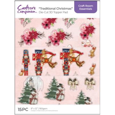 Crafter's Companion 3D Topper Pad - Traditional Christmas