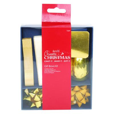Papermania Gift Bows Kit Metallic Gold