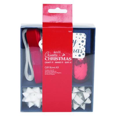 Papermania Gift Bows Kit Red & Silver