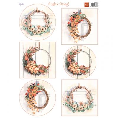 Marianne Design Ausschneidebogen - Mattie Mooiste - Autumn Wreaths