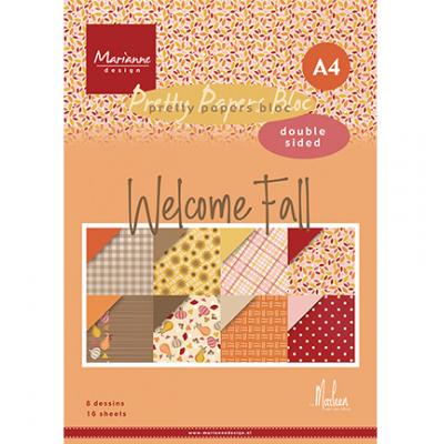 Marianne Design Pretty Papers Blocks Welcome Fall