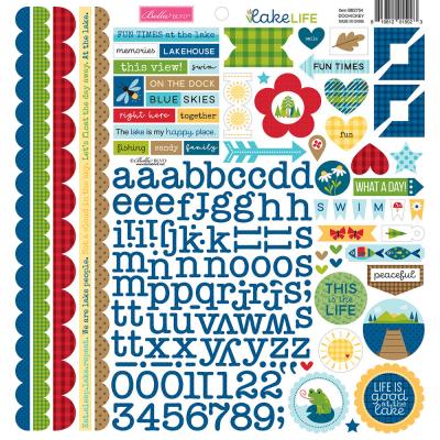 Bella Blvd Lake Life - Doohickey Cardstock Stickers