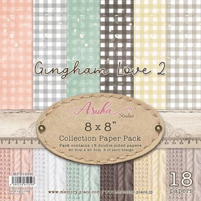 Asuka Studios Memory Place Gingham Love 2 - Paper Pack