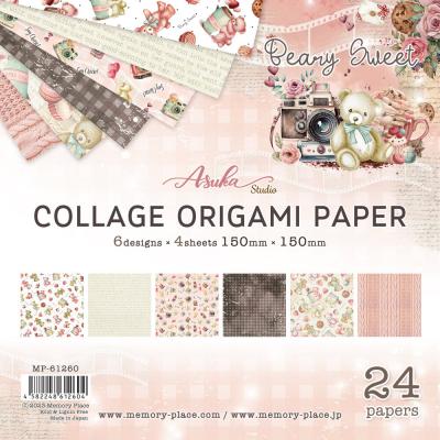 Asuka Studio Beary Sweet - Collage Origami Paper