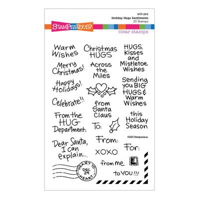 Stampendous Stempel - Holiday Hugs Sentiments