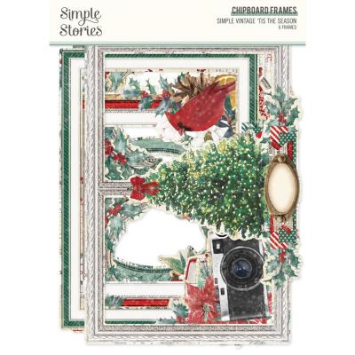 Simple Stories Simple Vintage 'Tis The Season - Chipboard Frames