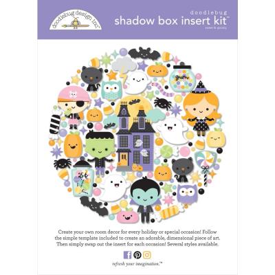 Doodlebug Sweet & Spooky - Shadow Box Insert Kit