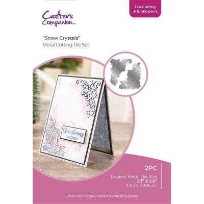 Crafter's Companion Christmas Corner Cutting & Embossing Die - Snow Crystals