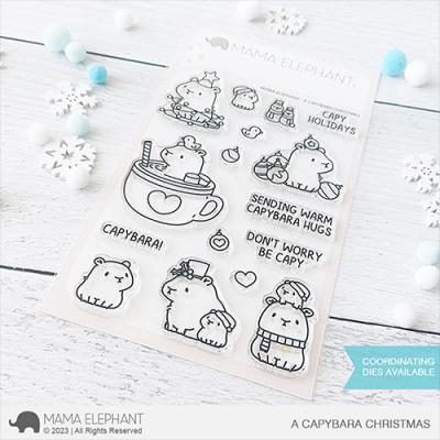 Mama Elephant Stempel - A Capybara Christmas