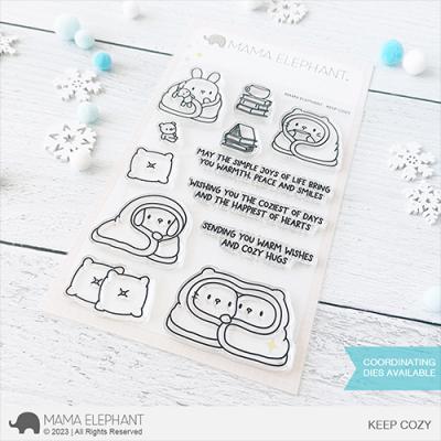 Mama Elephant Stempel - Keep Cozy