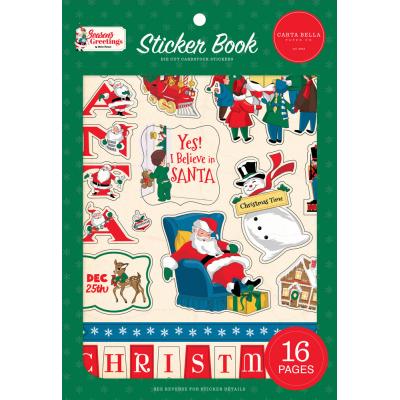 Carta Bella Season's Greetings - Sticker Book