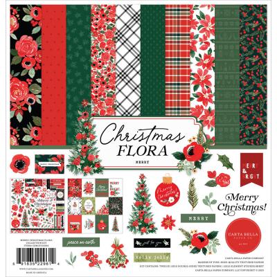 Carta Bella Christmas Flora - Merry Collection Kit