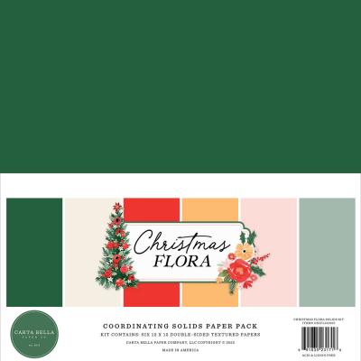 Carta Bella Christmas Flora - Coordinating Solids