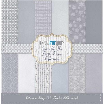 Papers For You Snow on the Forest - Basics Scrap Paper Pack