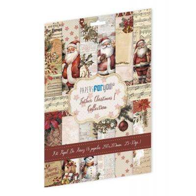 Papers For You Father Christmas - Rice Paper Kit 1