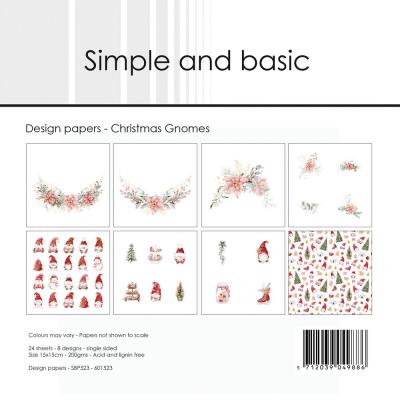 Simple and Basic Paper Pack Christmas Gnomes