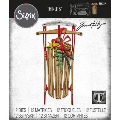 Sizzix Thinlits Die by Tim Holtz Vintage Sled