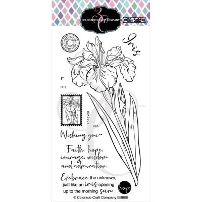 Colorado Craft Stempel - Iris Wishing