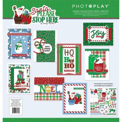 PhotoPlay Santa Please Stop Here - Card Kit