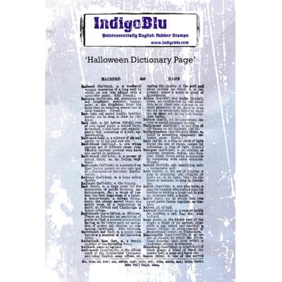 IndigoBlu Stempel - Halloween Dictionary Page