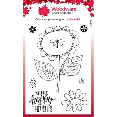 Woodware Stempel - Happy Thoughts