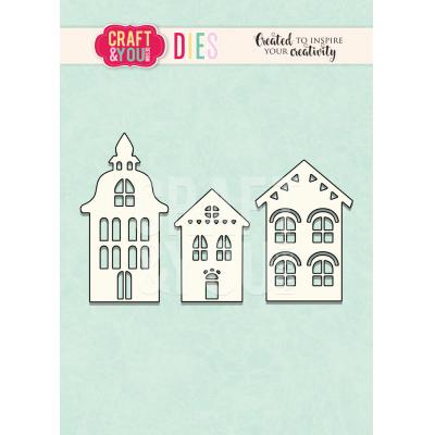 Craft & You Cutting Dies - Houses