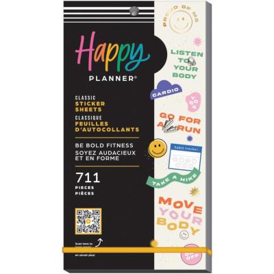 Me & My Big Ideas Happy Planner Sticker - Be Bold Fitness