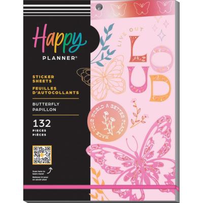 Me & My Big Ideas Happy Planner Large Sticker Value Pack - Butterfly Effect