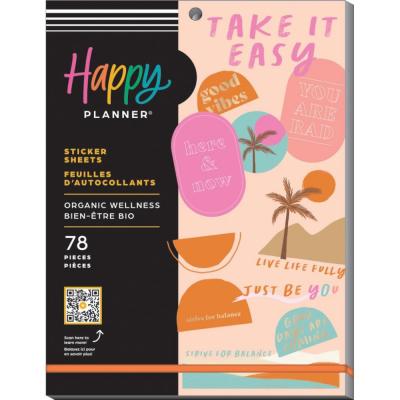 Me & My Big Ideas Happy Planner Large Sticker Value Pack - Organic Wellness