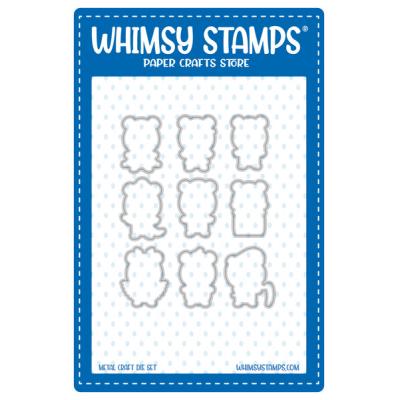 Whimsy Stamps Outline Die Set - Bearly Halloween