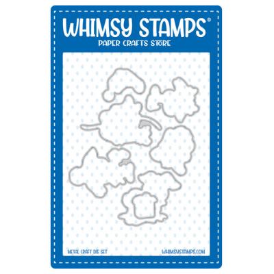 Whimsy Stamps Outline Die Set - Christmas Doggies