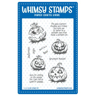 Whimsy Stamps Stempel - Grumpin Punkins