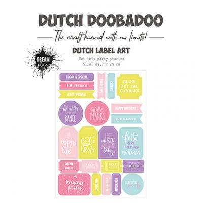 Dutch DooBaDoo Get This Party Started - Die-Cuts
