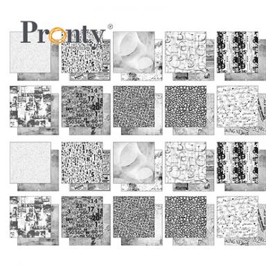 Pronty Paper Pack Black and White