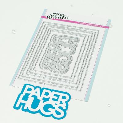 Heffy Doodle Cutting Dies - Deckled Paper Hugs