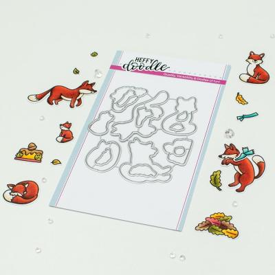 Heffy Doodle Outline Dies - Mischief Makers