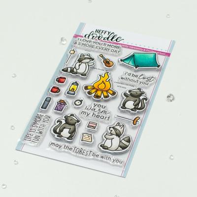 Heffy Doodle Stempel - Camping Critters