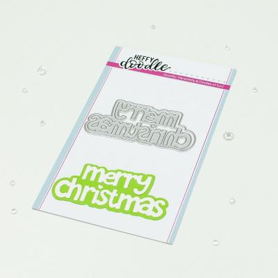 Heffy Doodle Cutting Dies - Merry Christmas Jumbo Sentiment