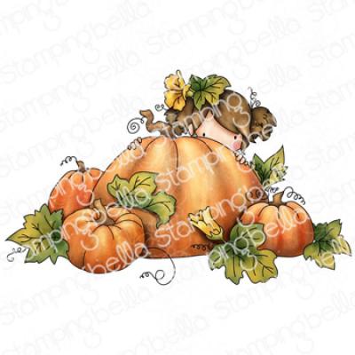 Stamping Bella Stempel - Tiny Townie Piper at the Pumpkin Patch