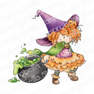 Stamping Bella Stempel - Tiny Townie Wanda the Witch & Her Cauldron