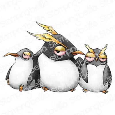 Stamping Bella Stempel - Oddball Penguin Trio