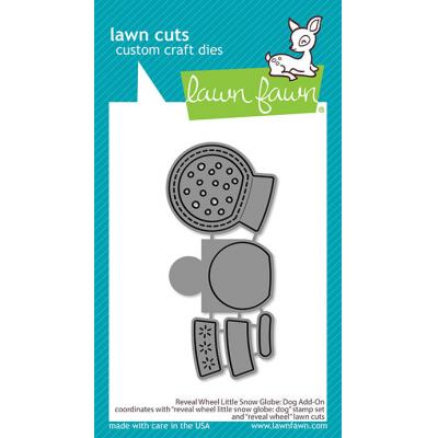 Lawn Fawn Little Snow Globe: Dog - Reveal Wheel Add-On