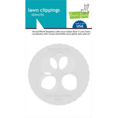 Lawn Fawn Little Snow Globe: Bear - Reveal Wheel Templates